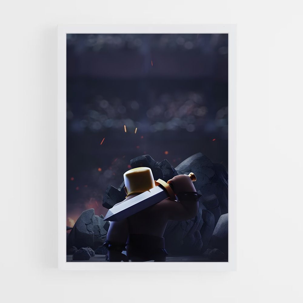 Poster Lego Clash – affiche Clash of clans (vue 3)